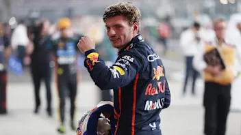 ABU DHABI, UNITED ARAB EMIRATES - DECEMBER 06: Pole position qualifier Max Verstappen of the